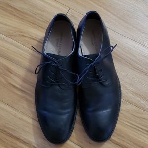 Banana Republic Black Leather Dress Shoes Sz 10